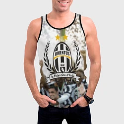 Майка-безрукавка мужская Juventus5, цвет: 3D-черный — фото 2