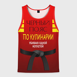 Майка-безрукавка мужская Повар 4, цвет: 3D-красный