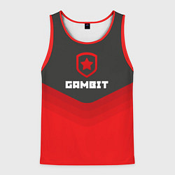Майка-безрукавка мужская Gambit Gaming Uniform, цвет: 3D-красный