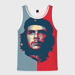 Майка-безрукавка мужская Che Guevara, цвет: 3D-белый