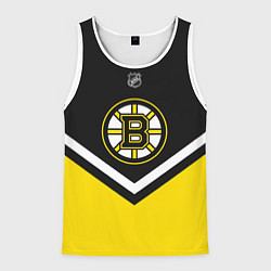 Майка-безрукавка мужская NHL: Boston Bruins, цвет: 3D-белый