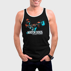 Майка-безрукавка мужская Watch Dogs 2, цвет: 3D-белый — фото 2