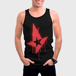 Майка-безрукавка мужская Astralis: Black collection, цвет: 3D-черный — фото 2
