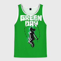 Майка-безрукавка мужская Green Day: Girl, цвет: 3D-белый