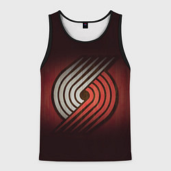 Майка-безрукавка мужская NBA: Portland Trail Blazers, цвет: 3D-черный