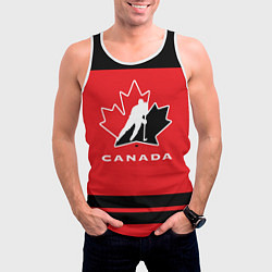 Майка-безрукавка мужская Canada Team, цвет: 3D-белый — фото 2
