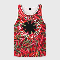 Майка-безрукавка мужская Red Hot Chili Peppers, цвет: 3D-белый