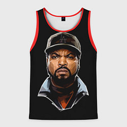 Майка-безрукавка мужская Ice Cube, цвет: 3D-красный