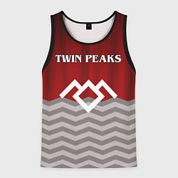 Майка-безрукавка мужская Twin Peaks, цвет: 3D-черный