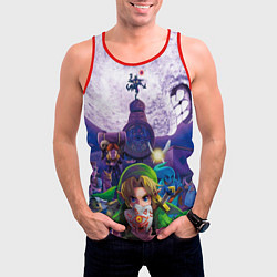 Майка-безрукавка мужская The Legend of Zelda, цвет: 3D-красный — фото 2