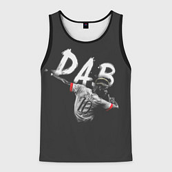 Майка-безрукавка мужская Paul Pogba: Dab, цвет: 3D-черный