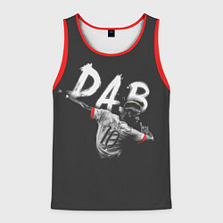 Майка-безрукавка мужская Paul Pogba: Dab, цвет: 3D-красный
