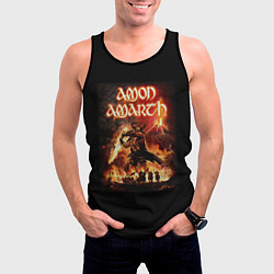 Майка-безрукавка мужская Amon Amarth: Hell Battle, цвет: 3D-черный — фото 2