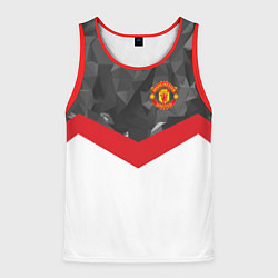 Мужская майка без рукавов Man United FC: Grey Polygons