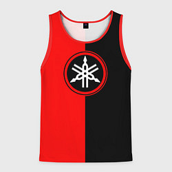 Майка-безрукавка мужская Yamaha, цвет: 3D-красный