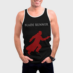 Майка-безрукавка мужская Blade Runner, цвет: 3D-белый — фото 2