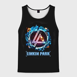 Майка-безрукавка мужская Linkin Park: Engine, цвет: 3D-черный