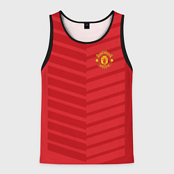 Майка-безрукавка мужская FC Manchester United: Reverse, цвет: 3D-черный