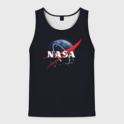 Майка-безрукавка мужская NASA: Black Space, цвет: 3D-черный