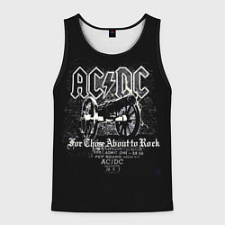 Мужская майка без рукавов AC DC - gun