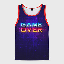 Мужская майка без рукавов Game Over: Retrowave