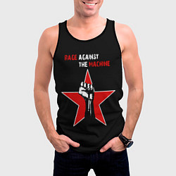 Майка-безрукавка мужская Rage Against the Machine - star, цвет: 3D-черный — фото 2