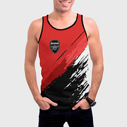 Майка-безрукавка мужская FC Arsenal: Original, цвет: 3D-черный — фото 2