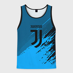 Майка-безрукавка мужская FC Juventus: Abstract style, цвет: 3D-черный
