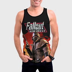 Майка-безрукавка мужская Fallout: New Vegas, цвет: 3D-черный — фото 2