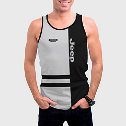 Майка-безрукавка мужская Jeep, цвет: 3D-черный — фото 2