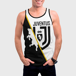 Майка-безрукавка мужская FC Juventus: Football Point, цвет: 3D-черный — фото 2