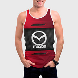 Майка-безрукавка мужская Mazda Sport, цвет: 3D-белый — фото 2