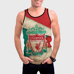 Майка-безрукавка мужская FC Liverpool: Old Style, цвет: 3D-черный — фото 2