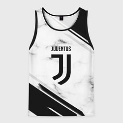 Майка-безрукавка мужская Juventus, цвет: 3D-черный