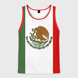 Майка-безрукавка мужская Мексиканский герб, цвет: 3D-красный