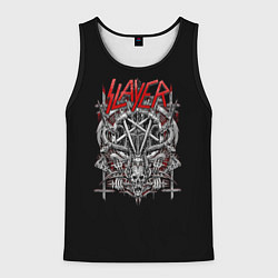 Майка-безрукавка мужская Slayer: Hell Goat, цвет: 3D-черный