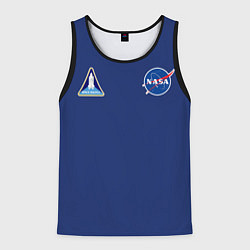 Майка-безрукавка мужская NASA: Special Form, цвет: 3D-черный