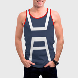 Майка-безрукавка мужская MHA U A SCHOOL, цвет: 3D-красный — фото 2