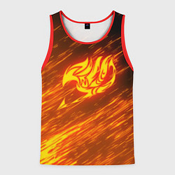 Майка-безрукавка мужская NATSU DRAGNEEL, цвет: 3D-красный