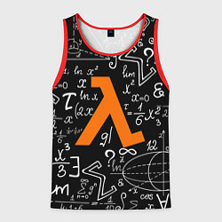 Майка-безрукавка мужская HL: Lambda, цвет: 3D-красный