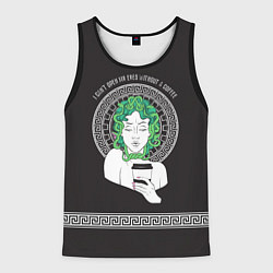 Мужская майка без рукавов Gorgona Like Coffee