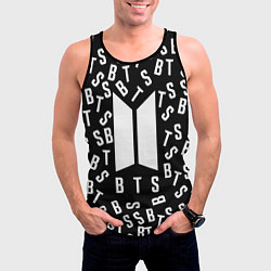 Майка-безрукавка мужская BTS: Black Style, цвет: 3D-черный — фото 2