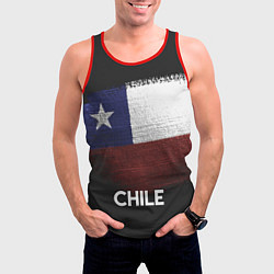 Майка-безрукавка мужская Chile Style, цвет: 3D-красный — фото 2