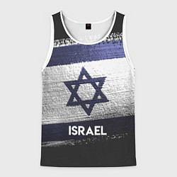 Майка-безрукавка мужская Israel Style, цвет: 3D-белый