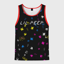 Майка-безрукавка мужская Lil Peep: Legend, цвет: 3D-красный