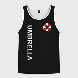 Майка-безрукавка мужская UMBRELLA CORP, цвет: 3D-белый