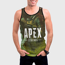 Майка-безрукавка мужская Apex Legends: Toxic Soldier, цвет: 3D-черный — фото 2