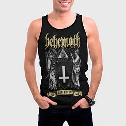 Майка-безрукавка мужская Behemoth: Satanist, цвет: 3D-черный — фото 2