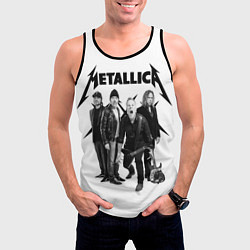 Майка-безрукавка мужская Metallica, цвет: 3D-черный — фото 2