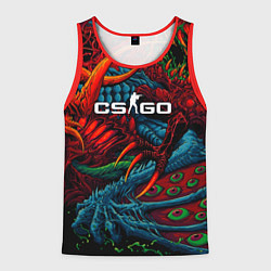 Майка-безрукавка мужская CS:GO Hyper Beast, цвет: 3D-красный